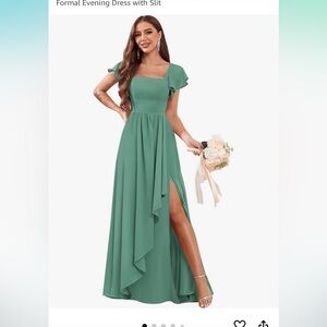 Amazon eucalyptus bridesmaid dress. Size 18. Unable to return with Amazon.